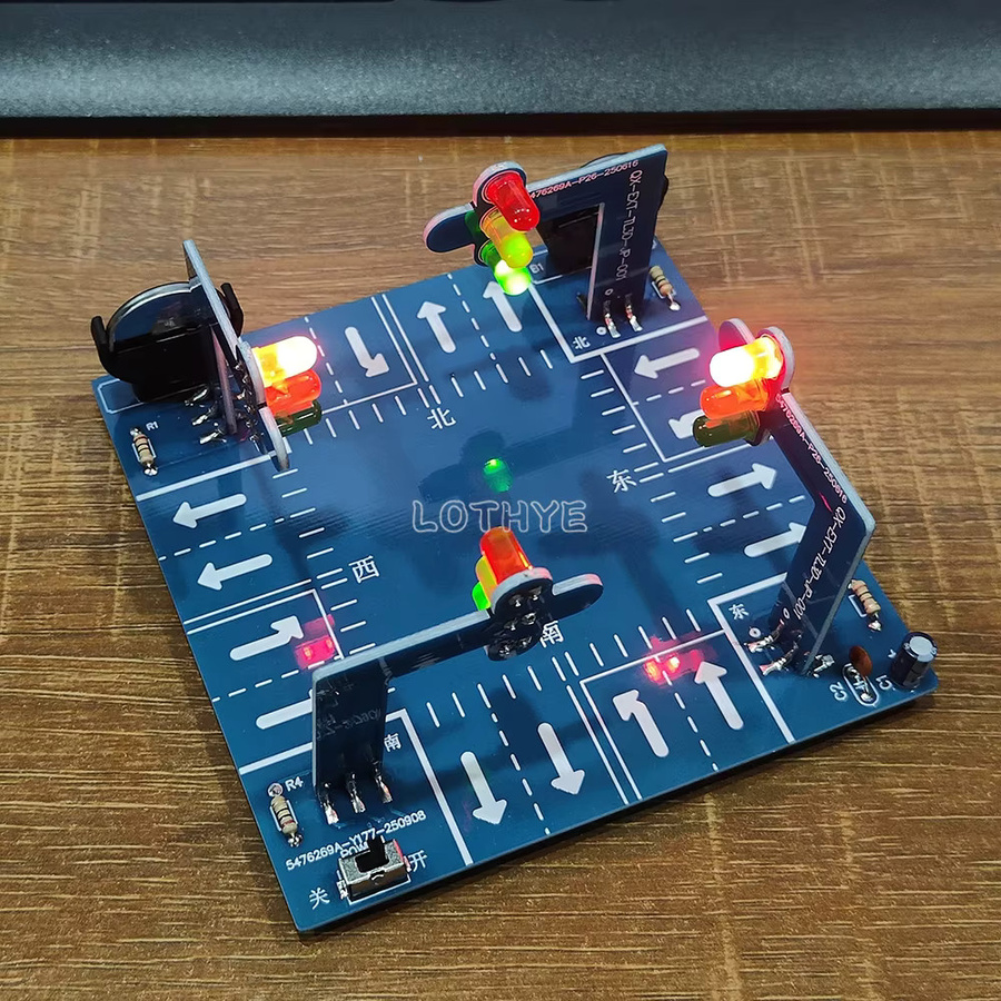 LOTHYE Intelligentes Verkehrssignallicht, DIY-Elektronik-Kit, Fahrzeuge - Bild 2