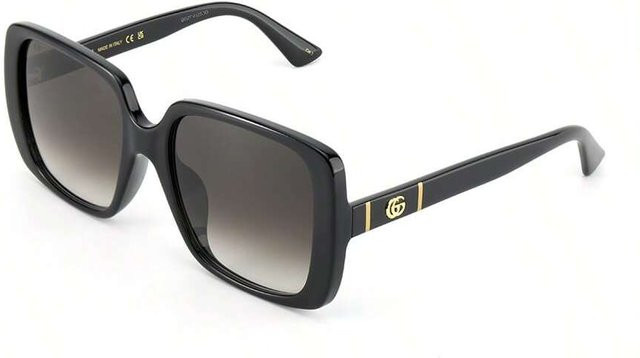 Gucci GG0632SA Sonnenbrille, quadratisch, Vollrand, Schwarz, Damen - Bild 1