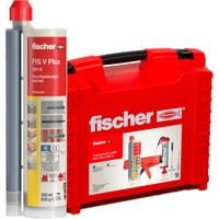 Fischer Hochleistungsmörtel FIS V Plus 360 S ThermoSafe-Koffer aus Polyurethan in Grau und Rot - Bild 1