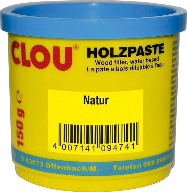 Clou Holzpaste Natur, wasserverdünnbar, 150 g - Bild 1