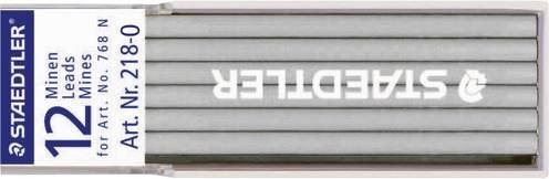 Staedtler Mine 218-0 Weiß 12 Stück - Bild 1