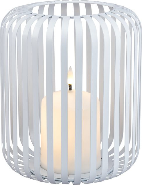 LIVARNO HOME Kerzenlaterne LED aus Stahl in knollenförmiger Form für den Tisch - Bild 1