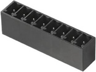 Weidmüller Stiftgehäuse-Platine BC/SC Schwarz, 18 Polzahl, Rastermaß: 3.81 mm, 50 Stück - Bild 1