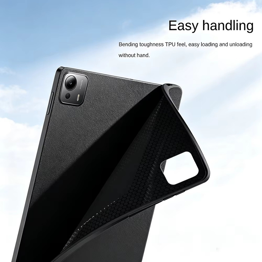 Tzion Weiche Silikonhülle für Xiaomi Redmi Pad Pro SE Max Ultra in Schwarz - Bild 2