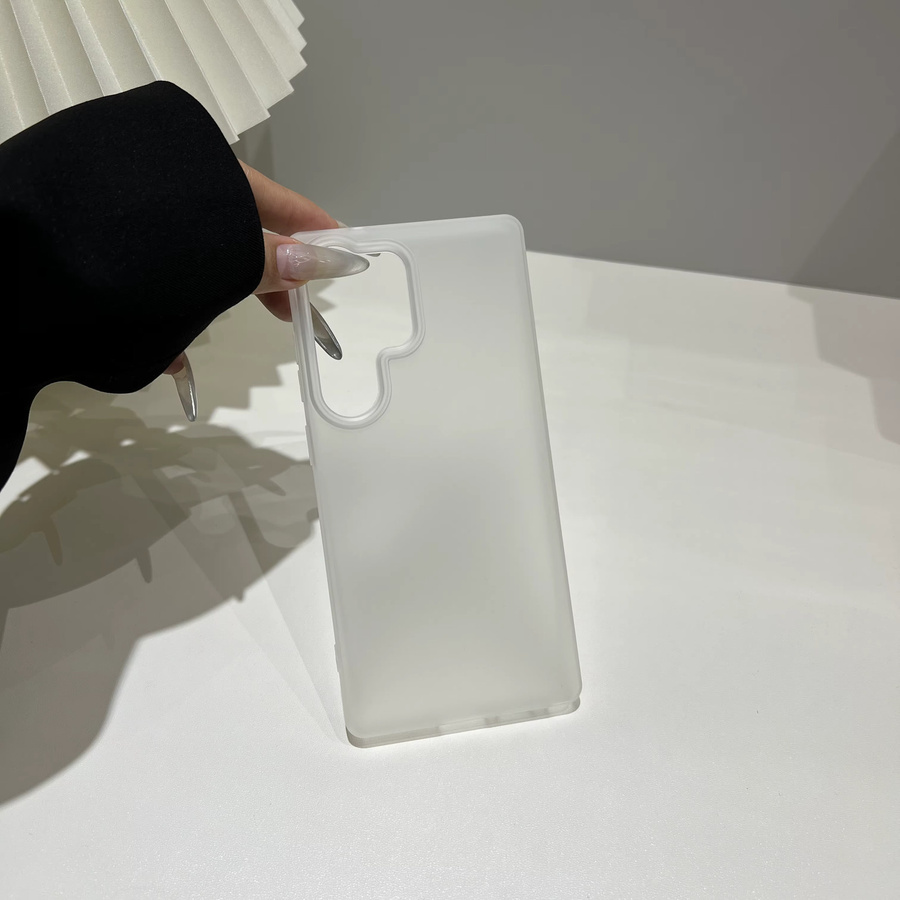 Matte Schutzhülle für Samsung Galaxy S25 Ultra S24 FE S23 A56 5G A55 A54 A53 A17 A16 A15 A36 A35 A34 A26 A07 A06 A05s in Transparent - Bild 2