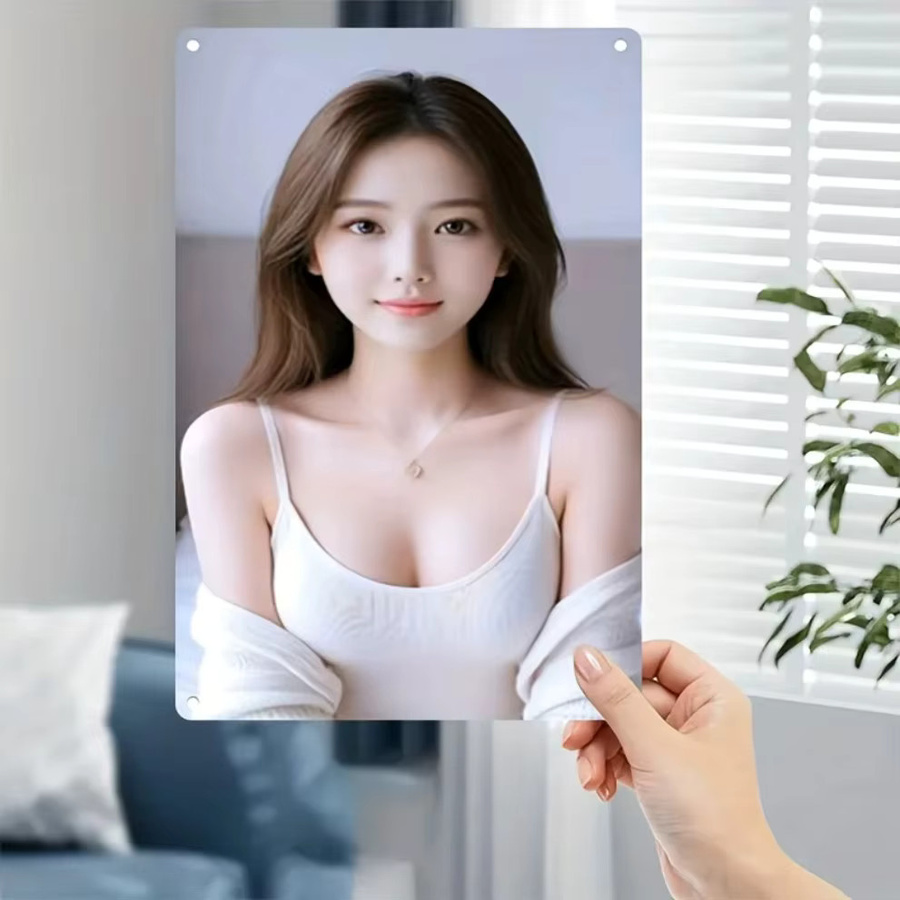 CIFBUY Metall-Wandkunst im Koreanischen Stil als rechteckiger Bilderrahmen in Multicolour - Bild 2