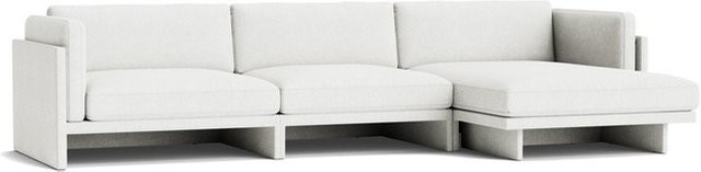 Normann Copenhagen Softy 4 Sitzer Modulsofa mit Chaiselongue Rechts in Beige - Bild 1