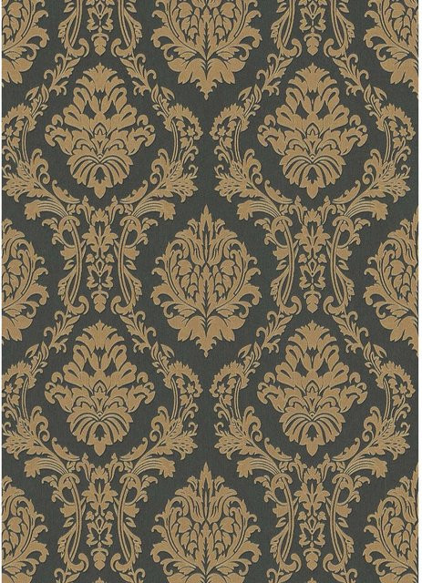 Bricoflor Vliestapete Ornament in Schwarz mit geometrischem Abstract-Design - Bild 1
