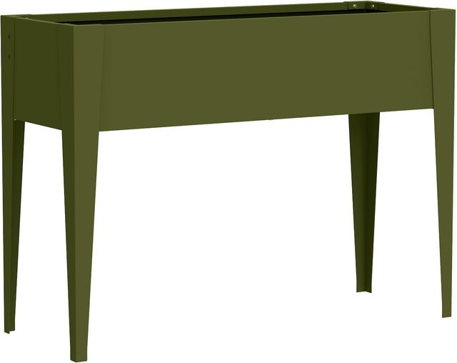 Westmann Hochbeet Vedura M aus Stahlblech in Grün, B/T/H: 100 x 30 x 80 cm - Bild 1