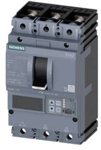 Siemens 3VA2040-6KP32-0AA0 Leistungsschalter in Grau mit einem Einstellbereich von 16 - 40A und einer maximalen Schaltspannung von 690 V/AC - Bild 1