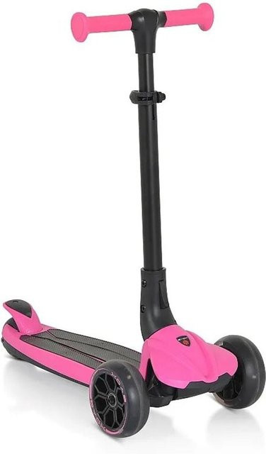 Byox Bolt Kinderroller 3 Räder höhenverstellbar klappbar rosa ab 3 Jahren - Bild 1