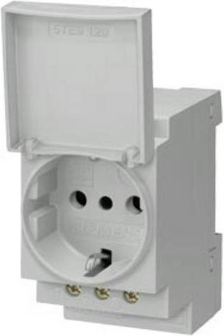 Siemens Steckdose Delta Schalterprogramm in Grau 5TE6802 - Bild 1