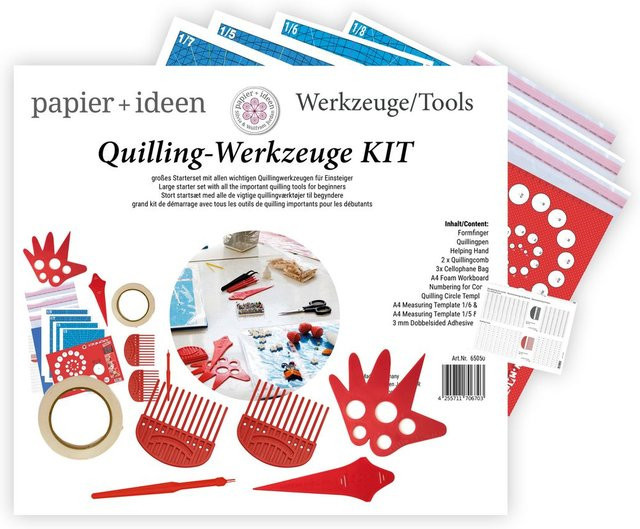 Quilling Tool Kit für Papierkunst und Bastelarbeiten - Bild 1