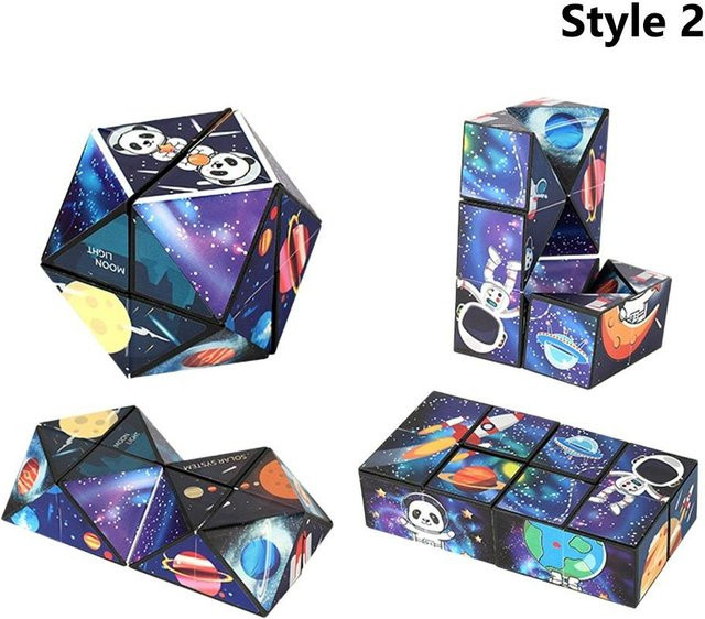 Fashnics Panda Unendlicher Zauberwürfel, Dekompressions-Puzzle, ab 3 Jahre - Bild 1
