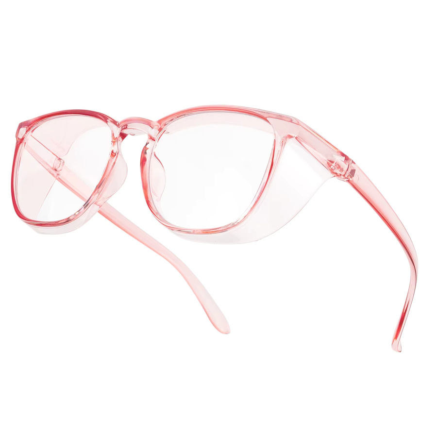 VOPHA Antibeschlag-Schutzbrille mit Blaulichtfilter und Seitenflügelschutz, klare Gläser, Unisex - Bild 1