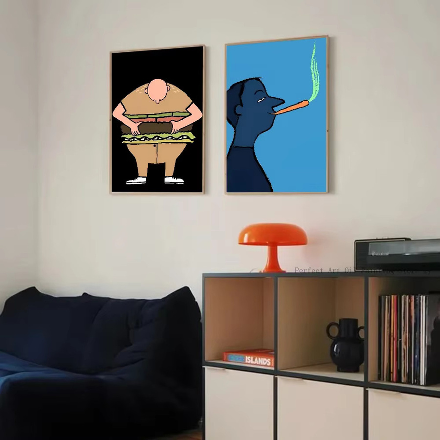Jean Jullien Kunstposter im Portraitformat aus Papier, Mehrfarbig - Bild 5