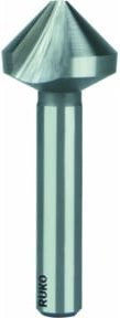 RUKO Kegel- und Entgratsenker Form C 90 Grad HSS aus Edelstahl in Silber, Durchmesser: 30,0 mm - Bild 1