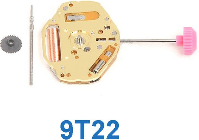 MIYOTA Uhrwerk Teile, Quarzwerk, Messing, Gold, Unisex - Bild 1