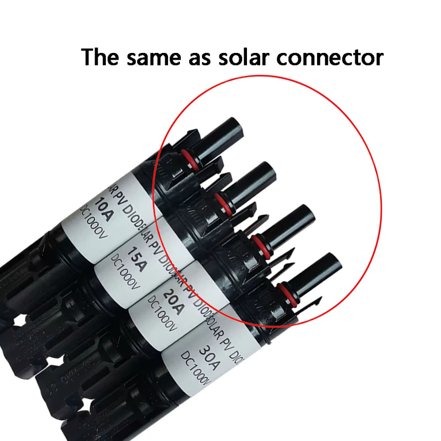 TAKORI Blockierdiode für Solar PV DC Anschluss, Schwarz - Bild 4