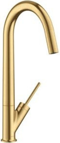 Hansgrohe Axor Starck 300 Spültisch-Einhebelmischer mit Schwenkauslauf in Gold Optik - Bild 1