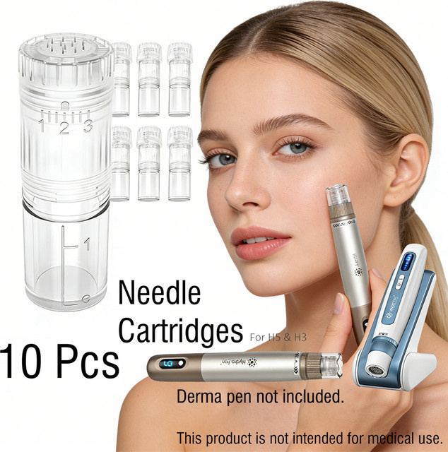 Buiti Nadelkartuschen Set, 10 Stück, 12-Pin/24-Pin/36-Pin, Nano-Silikon, Unisex - Bild 1