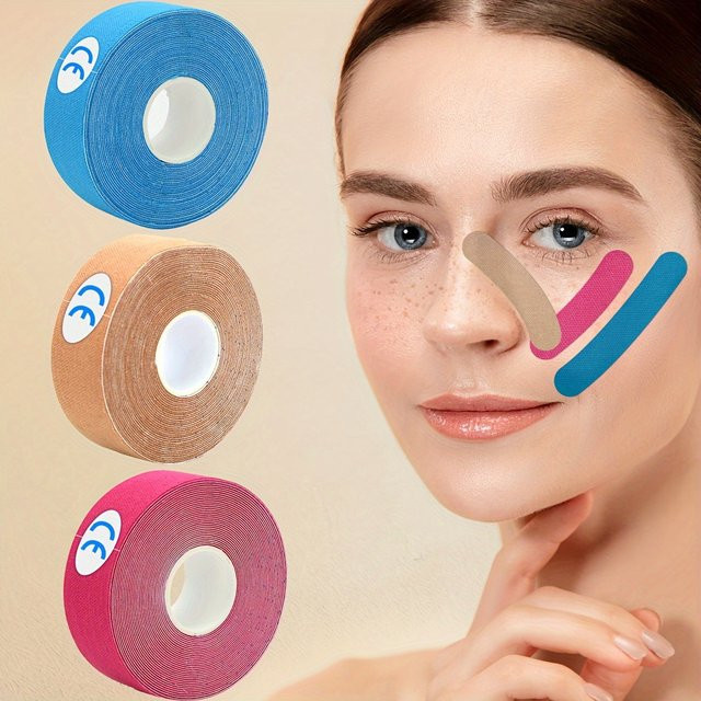 Elastisches Facelift-Klebeband für Gesicht, Unisex, wiederverwendbar - Bild 1