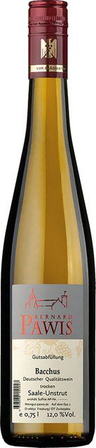 Pawis Bacchus Weißwein, Saale-Unstrut, trocken, 2025, 0,75 l - Bild 1