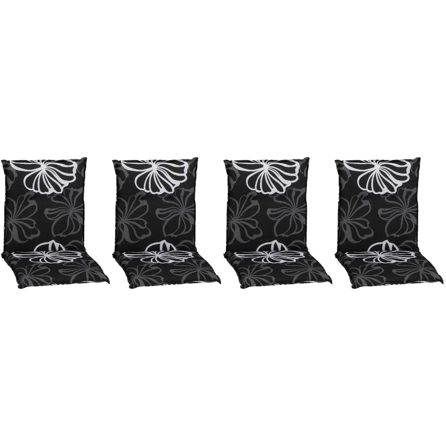 Beo Saumauflage Boston 4er-Set für Niedriglehner Schwarz-Weiß B: 101 cm, T: 50 cm - Bild 2
