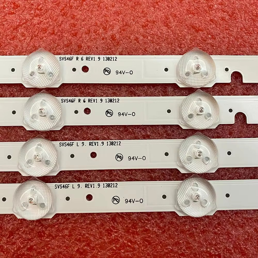 LED-Streifen Set in Weiß für Samsung UE46F6100 UE46F6100AW UE46F6800 UE46F6200AK UE46F6200AK UE46F6400AK UE46F5500 mit den Teilenummern BN96-25309A 25308A 27898A - Bild 2