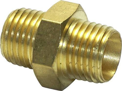 Aerotec 9050373 Druckluft-Doppelnippel in Gold - Bild 1