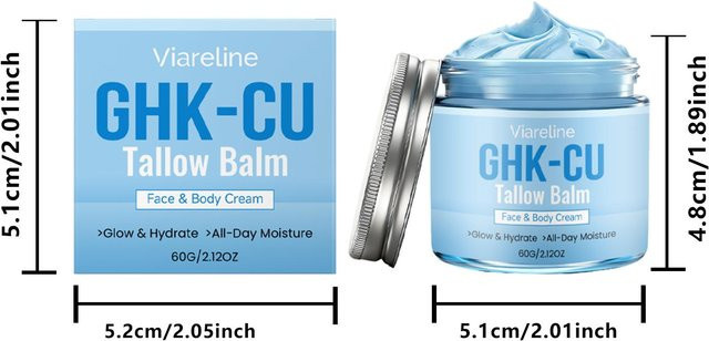 Modimo GHK-Cu Kupferpeptid Talgbalsam, Gesicht und Körper - Bild 1