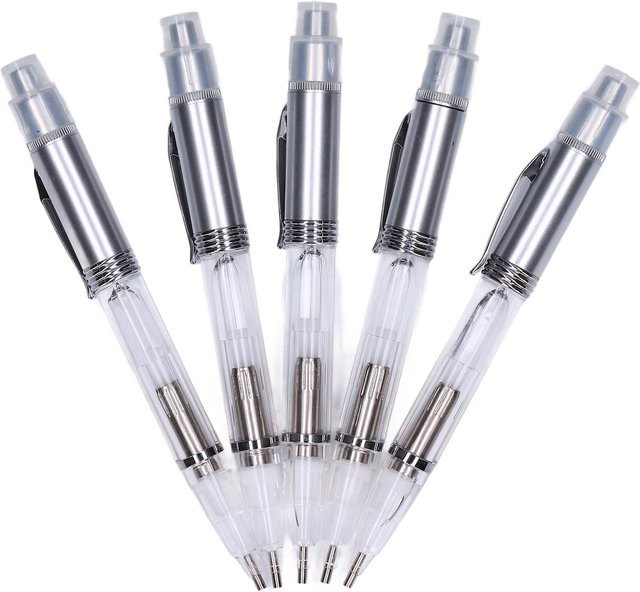 GoolRC Strassmalstift Set mit LED-Licht, 5 Stück, Farbe Weiß, transparenter Schaft mit angenehmem Griff - Bild 1