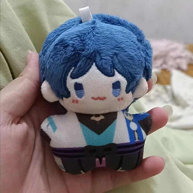 Cartoon Wanderer Balladensänger Kabukimono Scaramouche Kunikuzushi Anime Plüschfigur, 10cm, ab 14 Jahren - Bild 1
