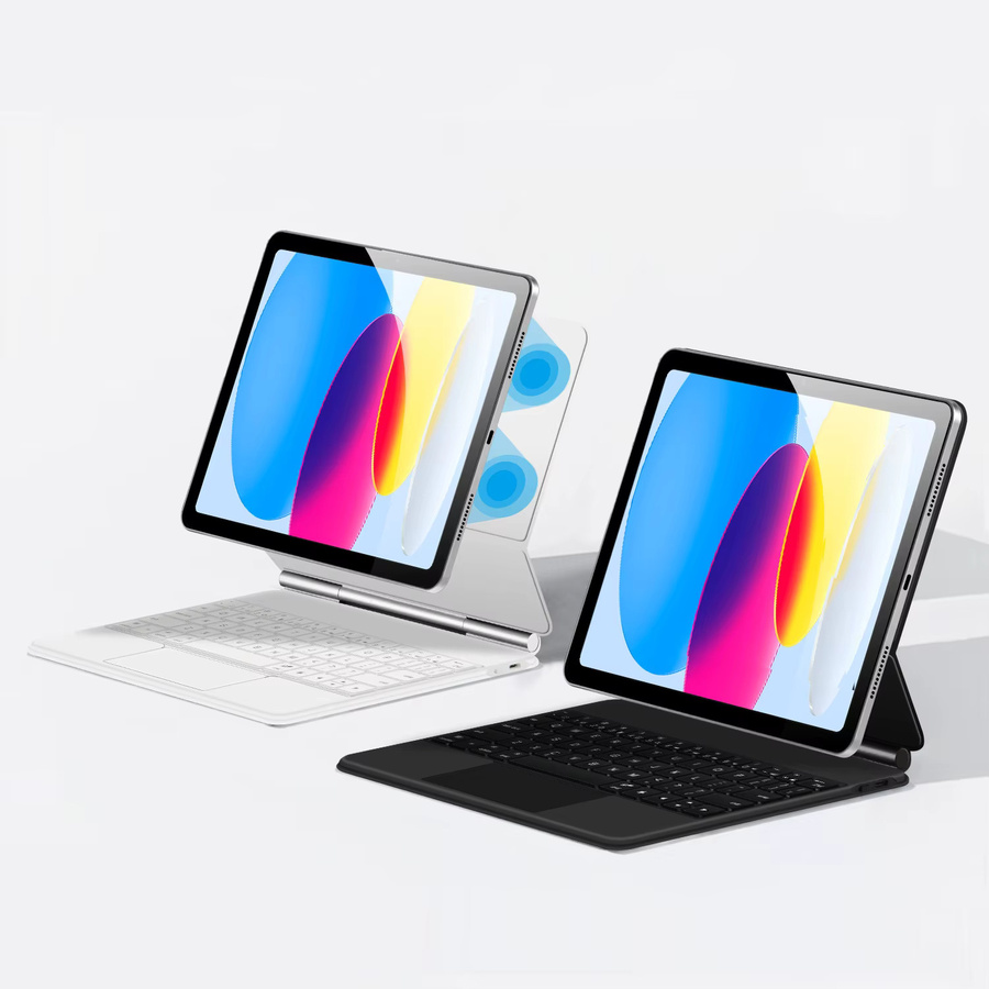 Apple Magic Keyboard Folio für iPad 11 Zoll 2025, magnetische Smart-Cover Tastaturhülle mit Touchpad in Schwarz - Bild 5