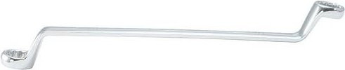 KS Tools CHROMEplus Doppel-Ringschlüssel, gekröpft, 5/16"x3/8", silber - Bild 1