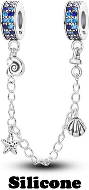 Lily there Spacer Stopper Clip Charms, 925 Silber, Damen - Bild 1