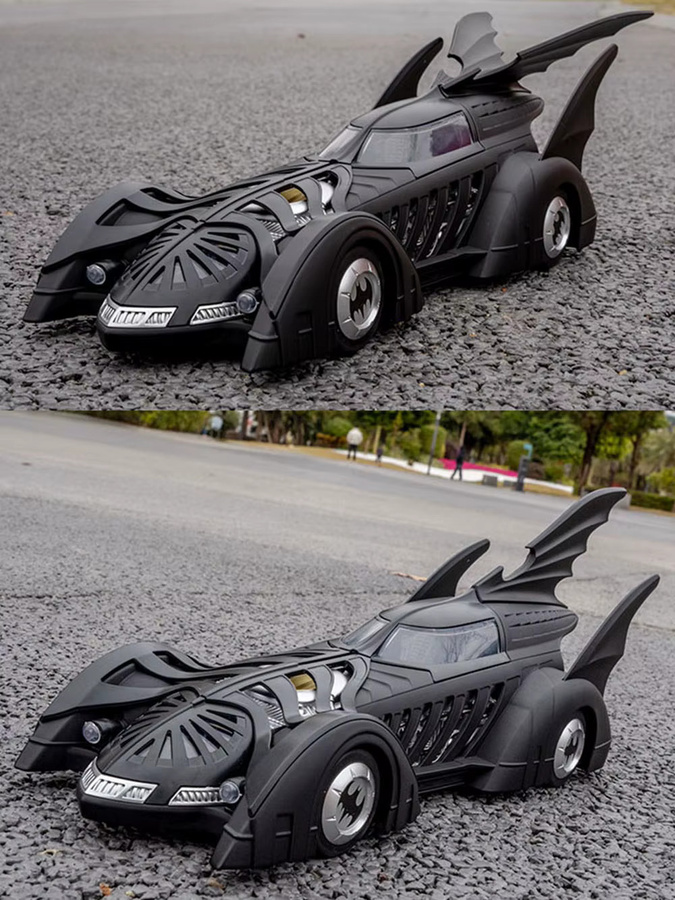 MAKEDA Batmobil 1995, Spielzeugmodell, 1:18, mit Musik, Metall - Bild 7