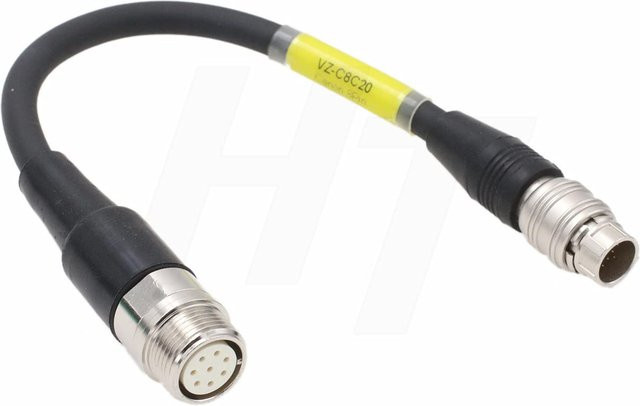 HangTon Adapterkabel für Canon Jimmy Jib VariZoom Zoom, 8-polig auf 20-poliges Canon Servoobjektiv CJ, Länge: 20 cm, Farbe: Schwarz - Bild 1