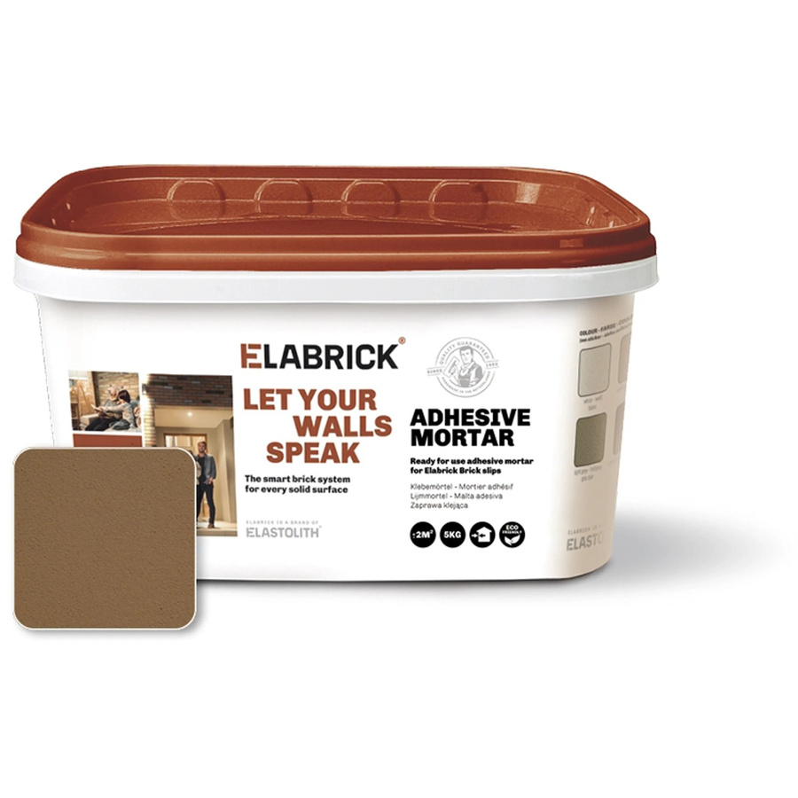 Elabrick Klebemörtel Braun 5 kg - Bild 2