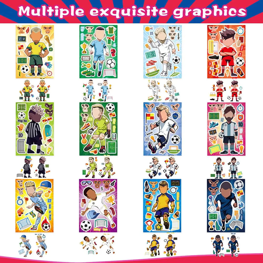 GOGOTU Paw Patrol Fußball-Puzzle, Cartoon-Aufkleber, Bunt / Mehrfarbig - Bild 4