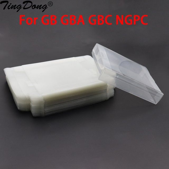 TingDong Transparente Spielkassette Schutzboxen aus Kunststoff für GB, GBA, GBC und NGPC Retro-Spiele - Bild 1